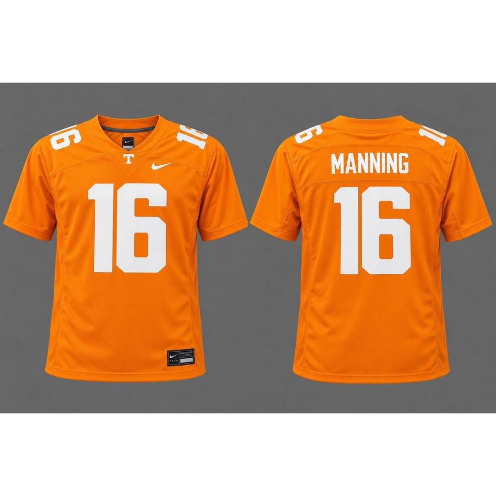 Nike my all  Men's  team XXL Tennessee Volunteers Jersey - Org white  #16 ncaa
